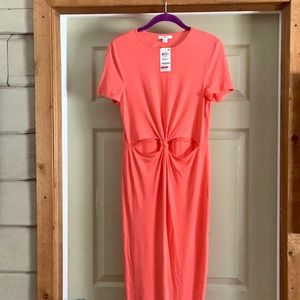 NWT Bar III paradise poppy punch dress